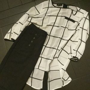 AB studio blouse 3/4 sleeve